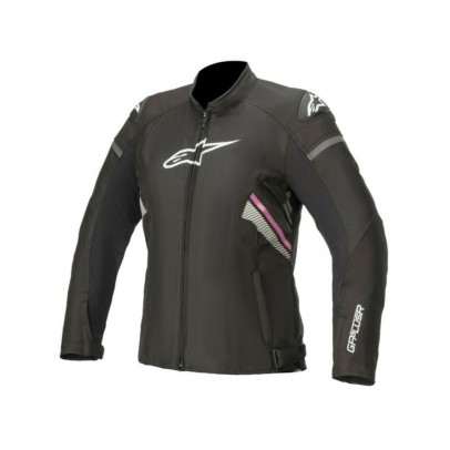 Geaca textil sport/touring ALPINESTARS STELLA T-GP PLUS R V3 - Negru/Alb/Roz