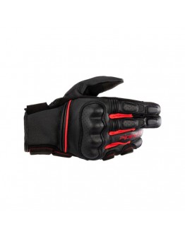 Manusi de piele sport/touring ALPINESTARS PHENOM - Negru/Rosu fluo