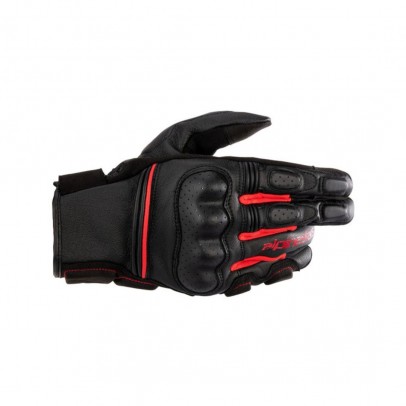 Manusi de piele sport/touring ALPINESTARS PHENOM - Negru/Rosu fluo