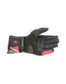 Manusi de piele dama ALPINESTARS STELLA SP-8 V3 - Negru/Alb/Roz