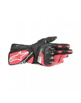 Manusi de piele dama ALPINESTARS STELLA SP-8 V3 - Negru/Alb/Roz