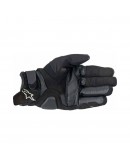 Manusi de piele sport impermeabile ALPINESTARS SMX-1 Drystar - Negru/Alb