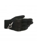 Manusi de piele impermeabile Alpinestars S-MAX Drystar - Negru/Alb