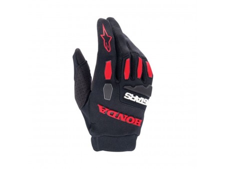 Manusi cross-enduro ALPINESTARS HONDA FULL BORE - Negru/Rosu