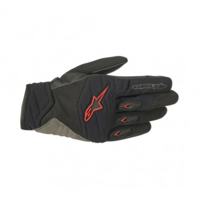 Manusi de piele vara Alpinestars SHORE -Negru/Rosu