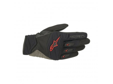 Manusi de piele vara Alpinestars SHORE -Negru/Rosu