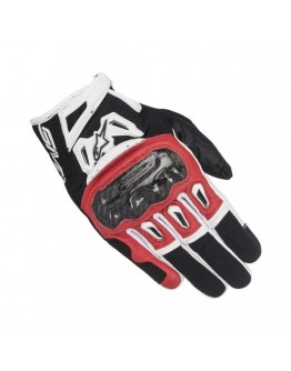 Manusi touring Alpinestars SMX-2 Air Carbon V2 Glove - Negru/Alb/Rosu