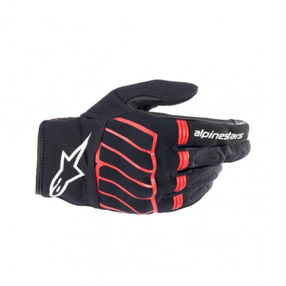 Manusi moto ALPINESTARS MM93 LOSAIL V2 M - Negru/Rosu fluo