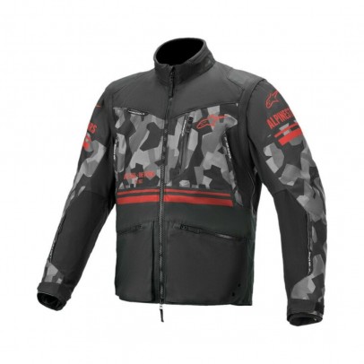 Geaca cross-enduro Alpinestars VENTURE R - Negru/Camo/Rosu