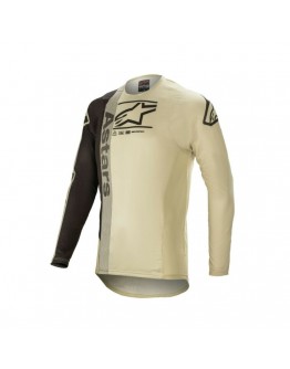 Tricou cross-enduro Alpinestars SUPERTECH FOSTER - Negru/Bej