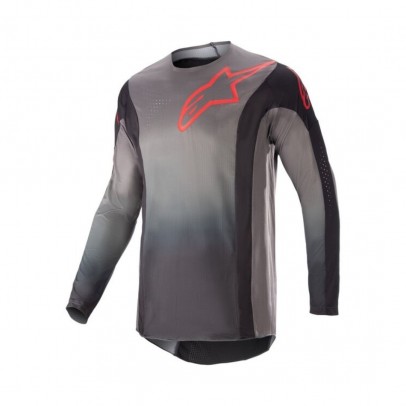 Tricou cross-enduro ALPINESTARS TECHSTAR SEIN 2023 - Negru/Gri/Rosu