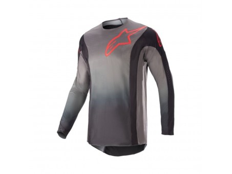 Tricou cross-enduro ALPINESTARS TECHSTAR SEIN 2023 - Negru/Gri/Rosu