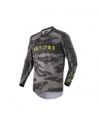 Tricou Motocross Alpinestars MX Racer Tactical - Camo/Flourescent/Galben