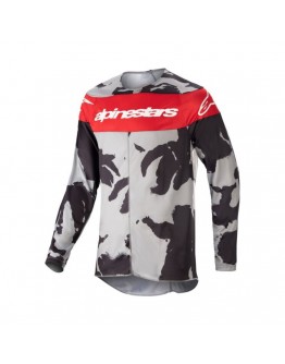 Tricou cross-enduro ALPINESTARS RACER TACTICAL 2023 - Negru/Camo/Rosu