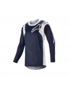 Tricou Motocross Alpinestars MX Racer Hoen - Albastru,Alb