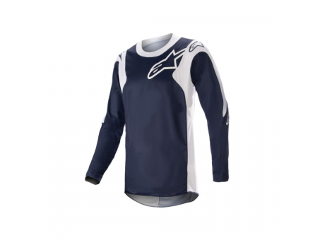 Tricou Motocross Alpinestars MX Racer Hoen - Albastru,Alb