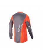 Tricou Motocross Alpinestars MX Racer Hoen - Gri,Portocaliu