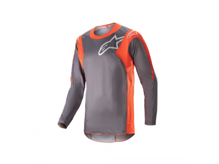 Tricou Motocross Alpinestars MX Racer Hoen - Gri,Portocaliu