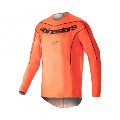 Tricou cross-enduro ALPINESTARS FLUID LURV 2023 - Portocaliu