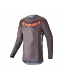 Tricou cross-enduro ALPINESTARS FLUID LURV 2023 - Gri/Portocaliu