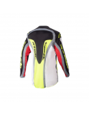 Bluza Motocross Alpinestars MX Fluid Agent- Negru/Rosu/Galben/Gri