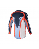 Bluza Motocross Alpinestars MX Fluid Agent- Albastru/Portocaliu/Alb