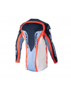 Tricou Motocross Alpinestars MX Fluid Agent - Albastru,Portocaliu,Alb