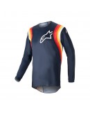 Tricou cross-enduro ALPINESTARS FLUID CORSA 2023 - Albastru/rosu