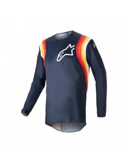 Tricou cross-enduro ALPINESTARS FLUID CORSA 2023 - Albastru/rosu