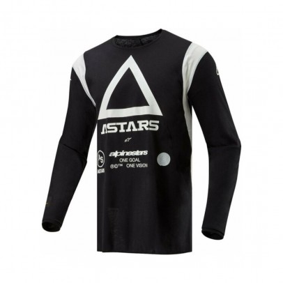 Tricou cross-enduro ALPINESTARS TECHDURA - Negru