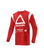 Tricou cross-enduro ALPINESTARS TECHDURA - Rosu