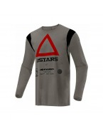 Tricou cross-enduro ALPINESTARS TECHDURA - Maro