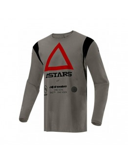 Tricou cross-enduro ALPINESTARS TECHDURA - Maro