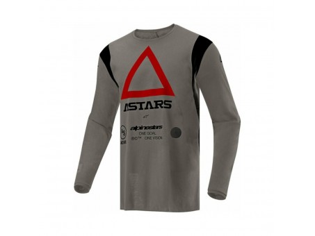 Tricou cross-enduro ALPINESTARS TECHDURA - Maro