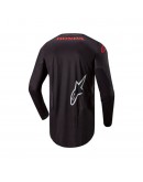 Tricou cross-enduro ALPINESTARS HONDA RACER ICONIC - Negru/Rosu