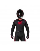 Tricou cross-enduro ALPINESTARS HONDA RACER ICONIC - Negru/Rosu