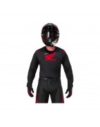 Tricou cross-enduro ALPINESTARS HONDA RACER ICONIC - Negru/Rosu