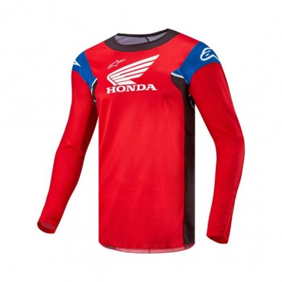 Tricou cross-enduro ALPINESTARS HONDA RACER ICONIC - Rosu