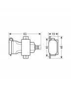 Încărcător USB cu fixare și conectori de tip furcă - 12/24V Usb Fix Omega Lampa