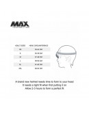 Casca open face (demi-jet) Max Helmets model DJDV06 LS Vision SV (ochelari soare integrati) - Alb lucios (000) – 100% MADE IN ITALY