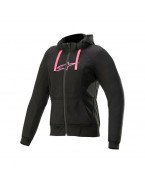 Hanorac sport de dama Alpinestars Stella CHROME - Negru/Roz