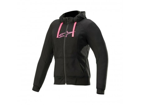 Hanorac sport de dama Alpinestars Stella CHROME - Negru/Roz