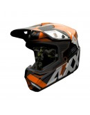 Casca off road Axxis Wolf Jackal B14 - portocaliu fluor mat