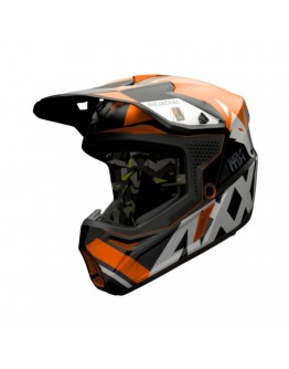 Casca off road Axxis Wolf Jackal B14 - portocaliu fluor mat