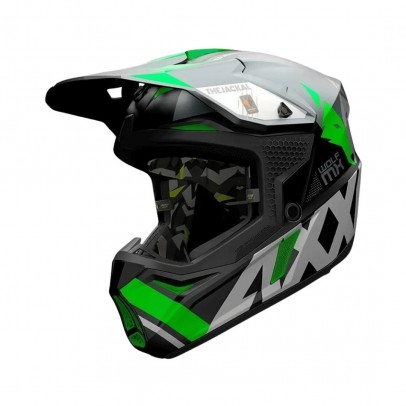 Casca off road Axxis Wolf Jackal B6 - verde mat