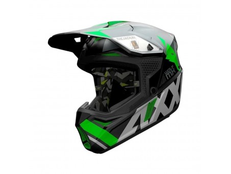 Casca off road Axxis Wolf Jackal B6 - verde mat