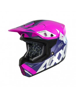 Casca off road Axxis Wolf Jackal C18 - roz mat