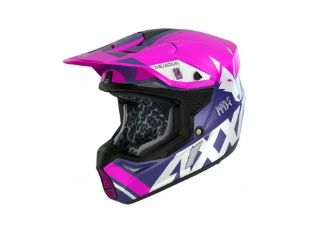 Casca off road Axxis Wolf Jackal C18 - roz mat