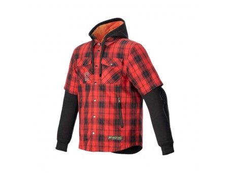 Camasa moto Alpinestars MO.ST.EQ TARTAN SHIRT - Rosu/Negru