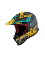 Casca off road Axxis model MX-Kids Wolverine B3 - Galben mat